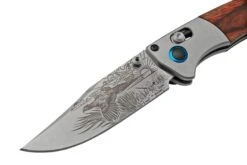 Benchmade Mini Crooked River Pheasant Limited Edition Artist Series 15085-2204, Couteau De Poche De Chasse, Casey Underwood Design -Benchmade Soldes Boutique BE15085 2204 04 benchmade