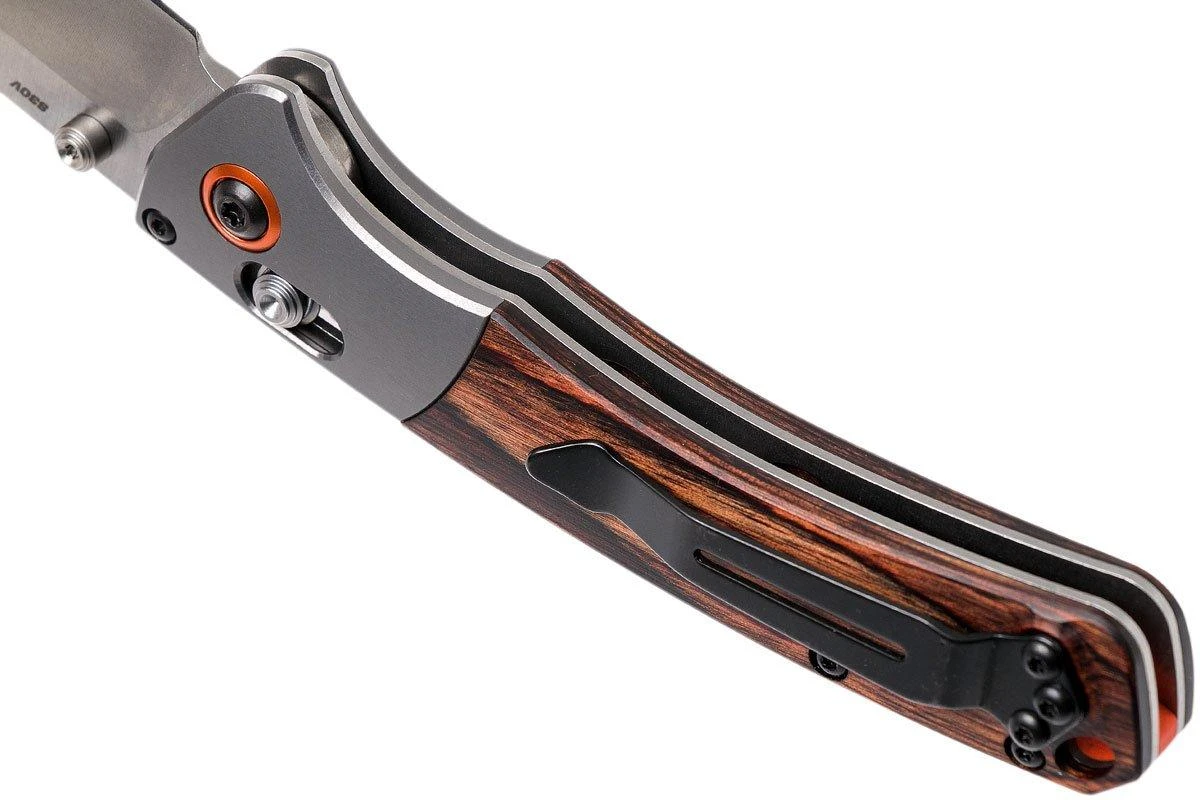 Benchmade Mini Crooked River 15085-2 Couteau De Chasse, Bois 5 Benchmade Mini Crooked River 15085-2 Couteau De Chasse, Bois â Image 5