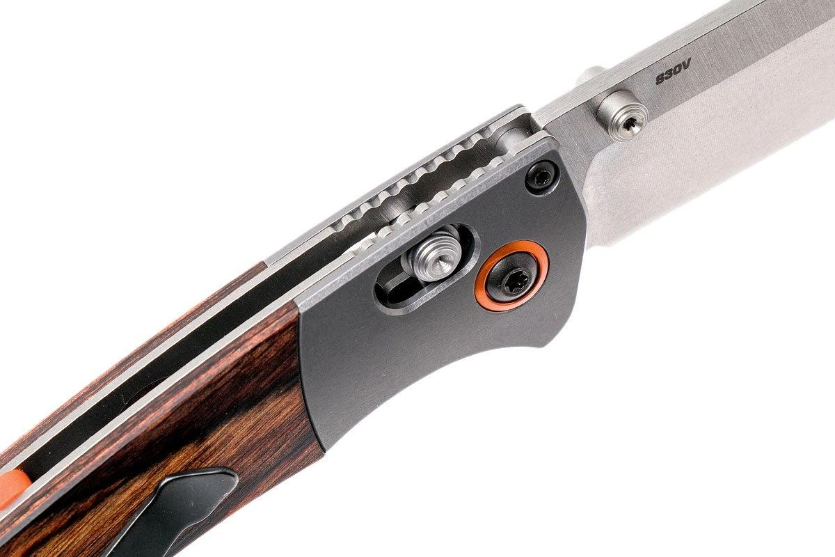 Benchmade Mini Crooked River 15085-2 Couteau De Chasse, Bois 6 Benchmade Mini Crooked River 15085-2 Couteau De Chasse, Bois â Image 6