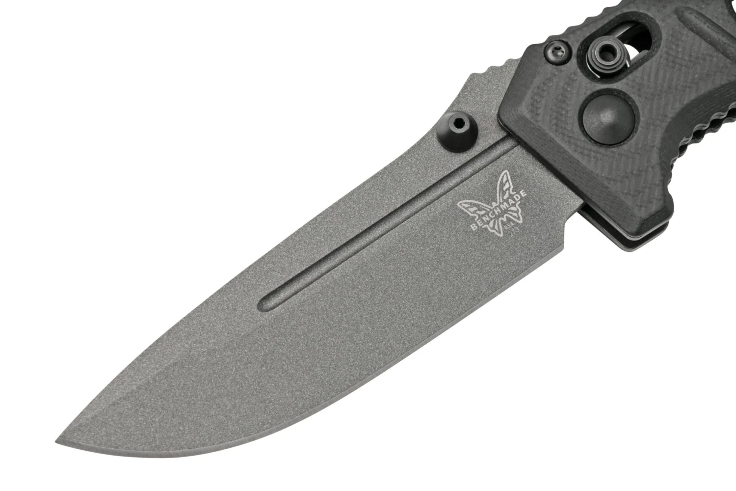 Benchmade 273GY-1 Sibert Mini Adamas Black G10, Tungsten Grey Couteau De Poche, Shane Sibert Design 3 Benchmade 273GY-1 Sibert Mini Adamas Black G10, Tungsten Grey Couteau De Poche, Shane Sibert Design – Image 3