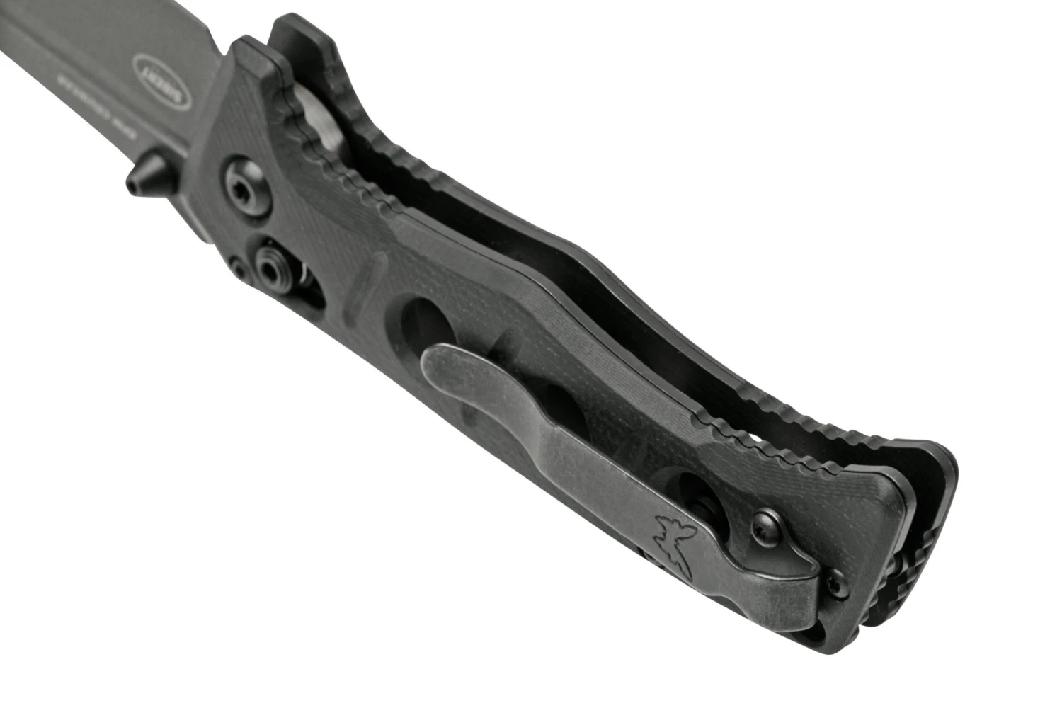 Benchmade 273GY-1 Sibert Mini Adamas Black G10, Tungsten Grey Couteau De Poche, Shane Sibert Design 4 Benchmade 273GY-1 Sibert Mini Adamas Black G10, Tungsten Grey Couteau De Poche, Shane Sibert Design – Image 4