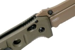 Benchmade 275SFE-2 Sibert Adamas OD Green G10, Flat Earth Serrated Couteau De Poche, Shane Sibert Design -Benchmade Soldes Boutique BE275SFE 2 06 benchmade