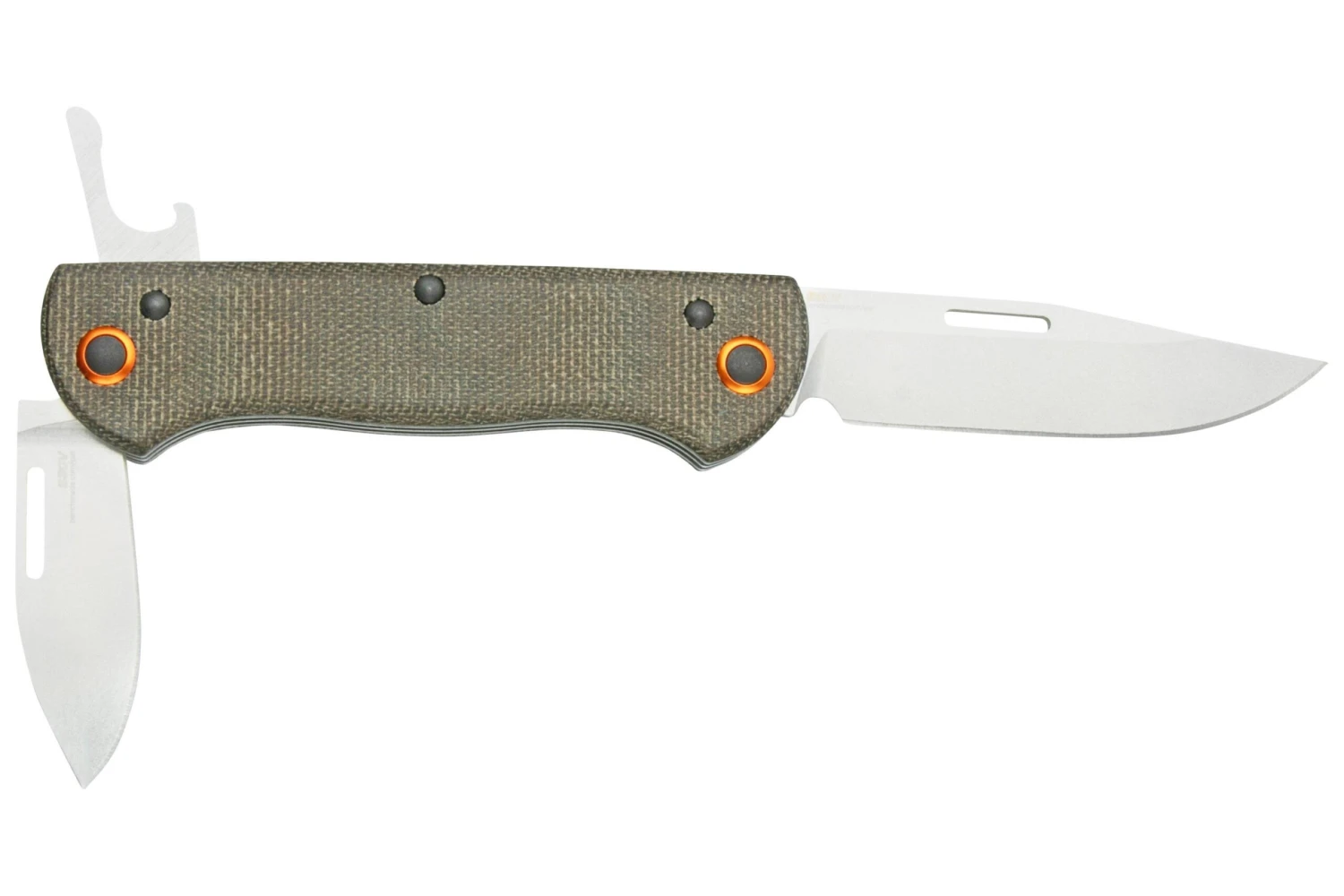 Benchmade Weekender 317-1 Green Canvas Micarta, Couteau De Poche Slipjoint 2 Benchmade Weekender 317-1 Green Canvas Micarta, Couteau De Poche Slipjoint – Image 2