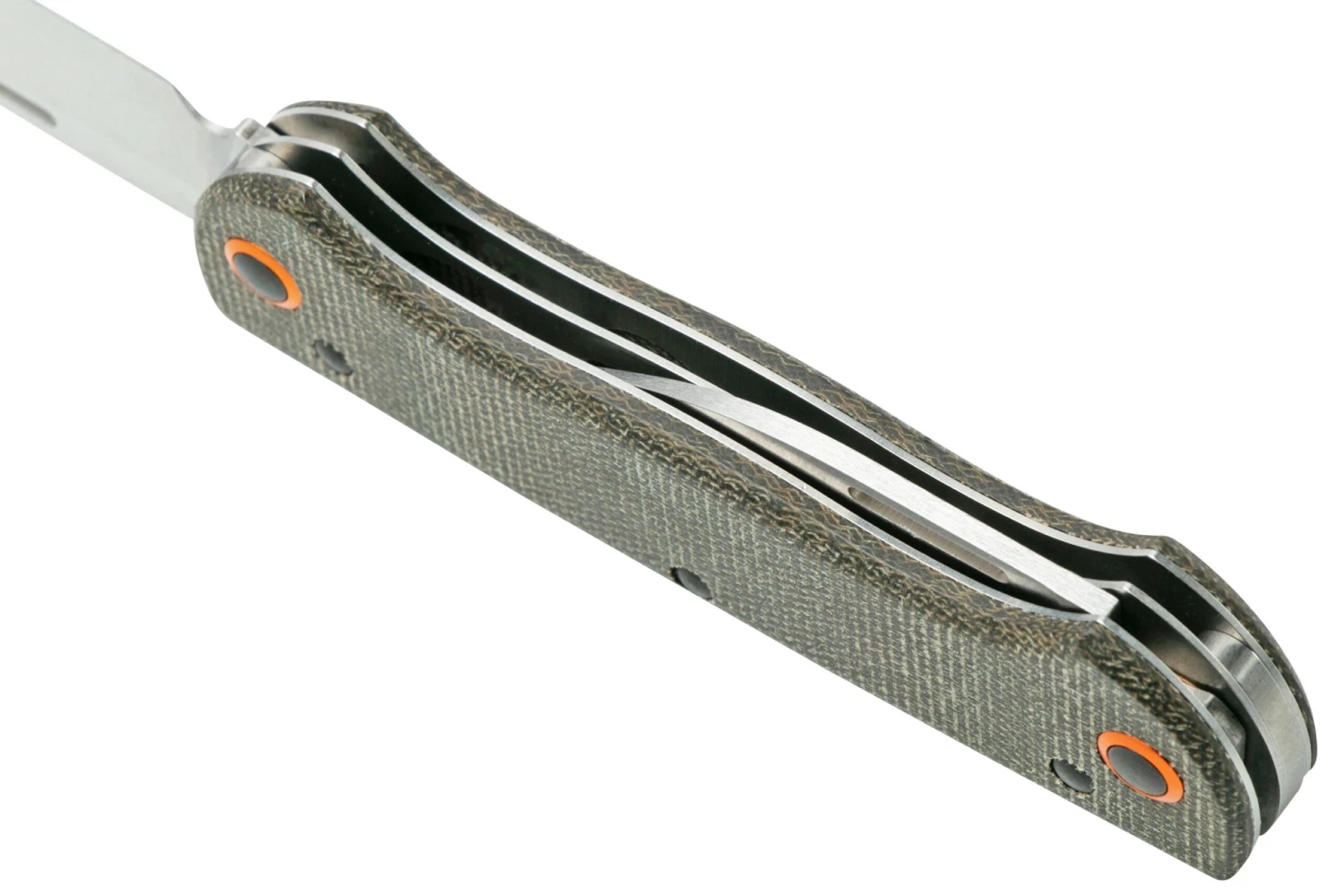 Benchmade Weekender 317-1 Green Canvas Micarta, Couteau De Poche Slipjoint 5 Benchmade Weekender 317-1 Green Canvas Micarta, Couteau De Poche Slipjoint – Image 5