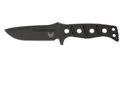 Benchmade 375BK-1 Cobalt Black, Sibert Adamas Couteau Fixe, Shane Sibert Design