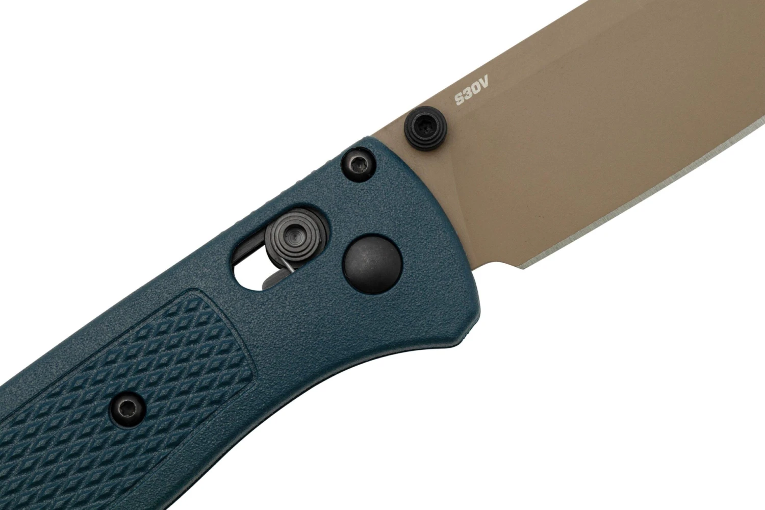 Benchmade Bugout 535FE-05 Crater Blue Grivory, Flat Dark Earth Cerakote, Couteau De Poche 5 Benchmade Bugout 535FE-05 Crater Blue Grivory, Flat Dark Earth Cerakote, Couteau De Poche – Image 5