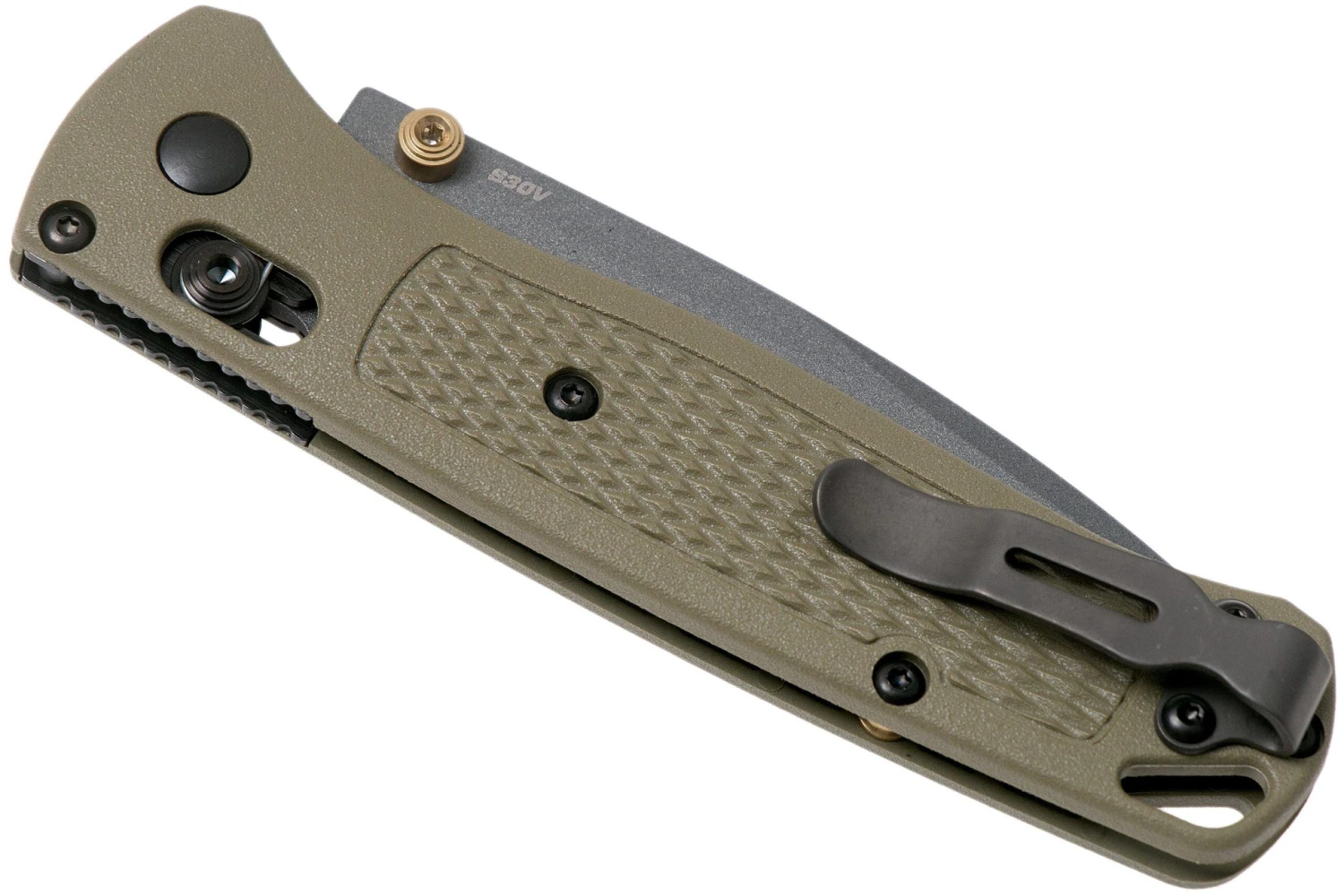 Benchmade Bugout 535GRY-1 Ranger Green Couteau De Poche 4 Benchmade Bugout 535GRY-1 Ranger Green Couteau De Poche – Image 4