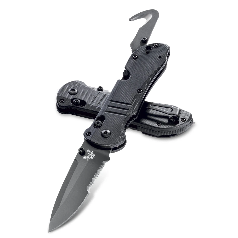 Couteau Pliant Multi-fonctions Tactical Triage Manche G10 Benchmade 2 Couteau Pliant Multi-fonctions Tactical Triage Manche G10 Benchmade – Image 2