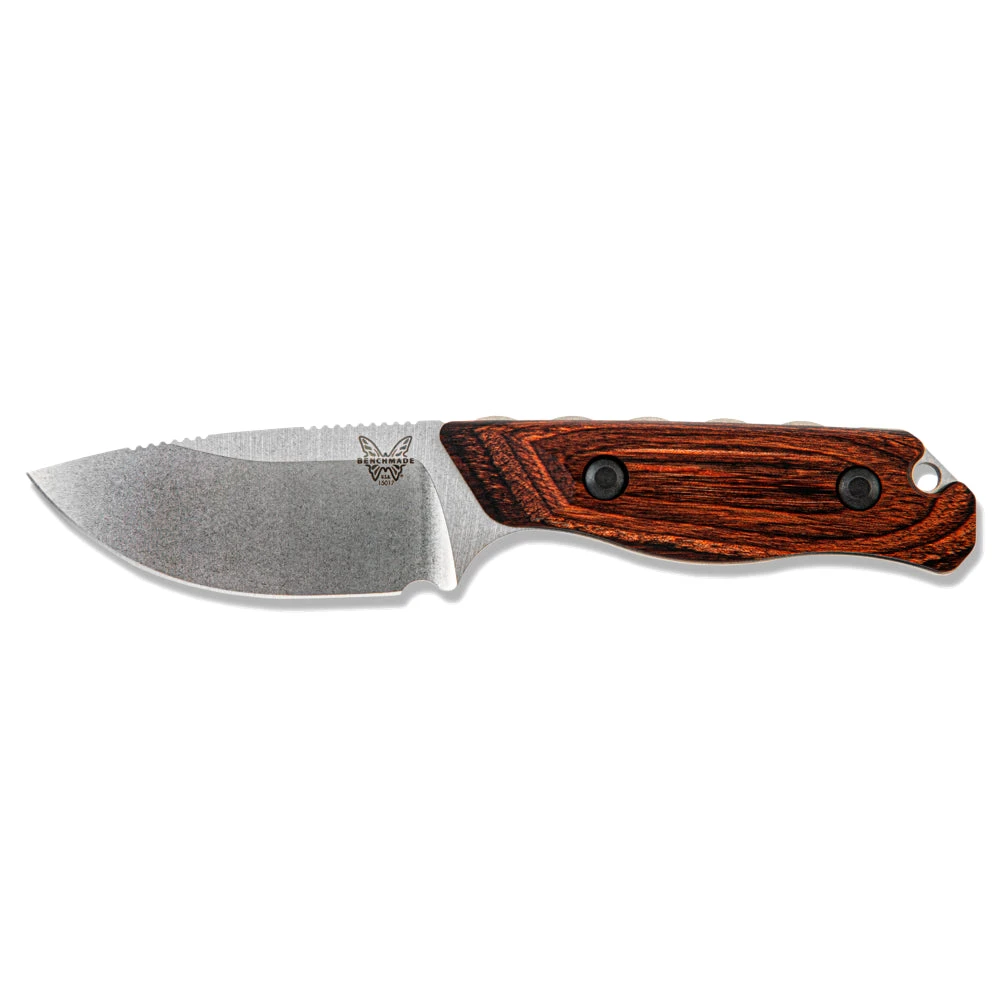 Couteau De Chasse Hidden Canyon Hunter Manche Bois Stabilisé Benchmade 4 Couteau De Chasse Hidden Canyon Hunter Manche Bois Stabilisé Benchmade – Image 4