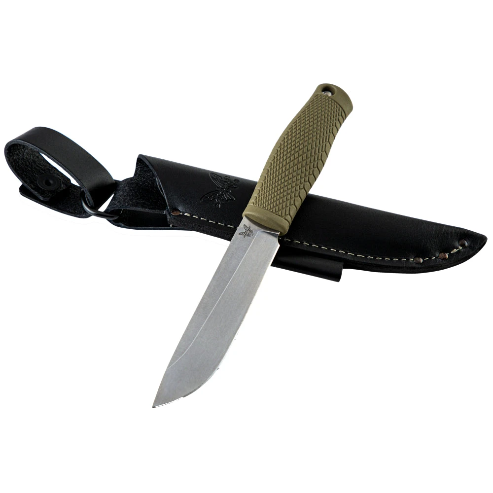 Couteau De Chasse Leuku Manche Santoprene Benchmade 1 Couteau De Chasse Leuku Manche Santoprene Benchmade