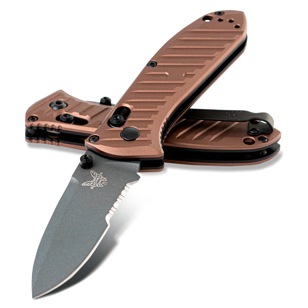 Couteau De Poche Mini Presidio Edition Limitée IWA2020 Manche Aluminium Benchmade 2 Couteau De Poche Mini Presidio Edition Limitée IWA2020 Manche Aluminium Benchmade – Image 2