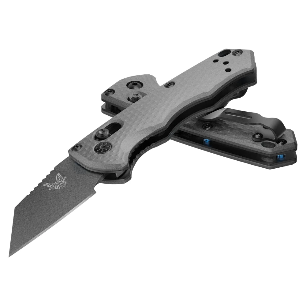 Couteau De Poche Partial Immunity Bleu Manche Aluminium Benchmade 2 Couteau De Poche Partial Immunity Bleu Manche Aluminium Benchmade – Image 2