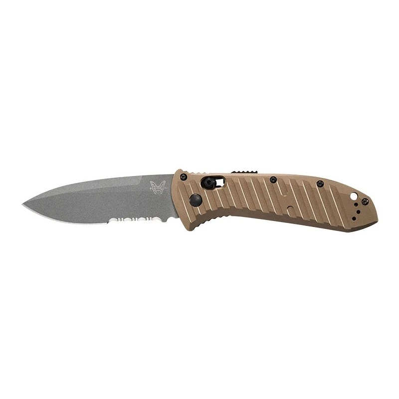Couteau Automatique Benchmade Presidio II Aluminium Dark Earth 1 Couteau Automatique Benchmade Presidio II Aluminium Dark Earth