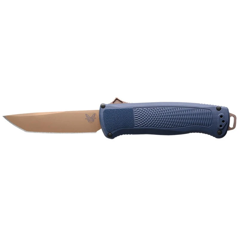Couteau Automatique Benchmade Shootout Crater Blue Grivory 1 Couteau Automatique Benchmade Shootout Crater Blue Grivory
